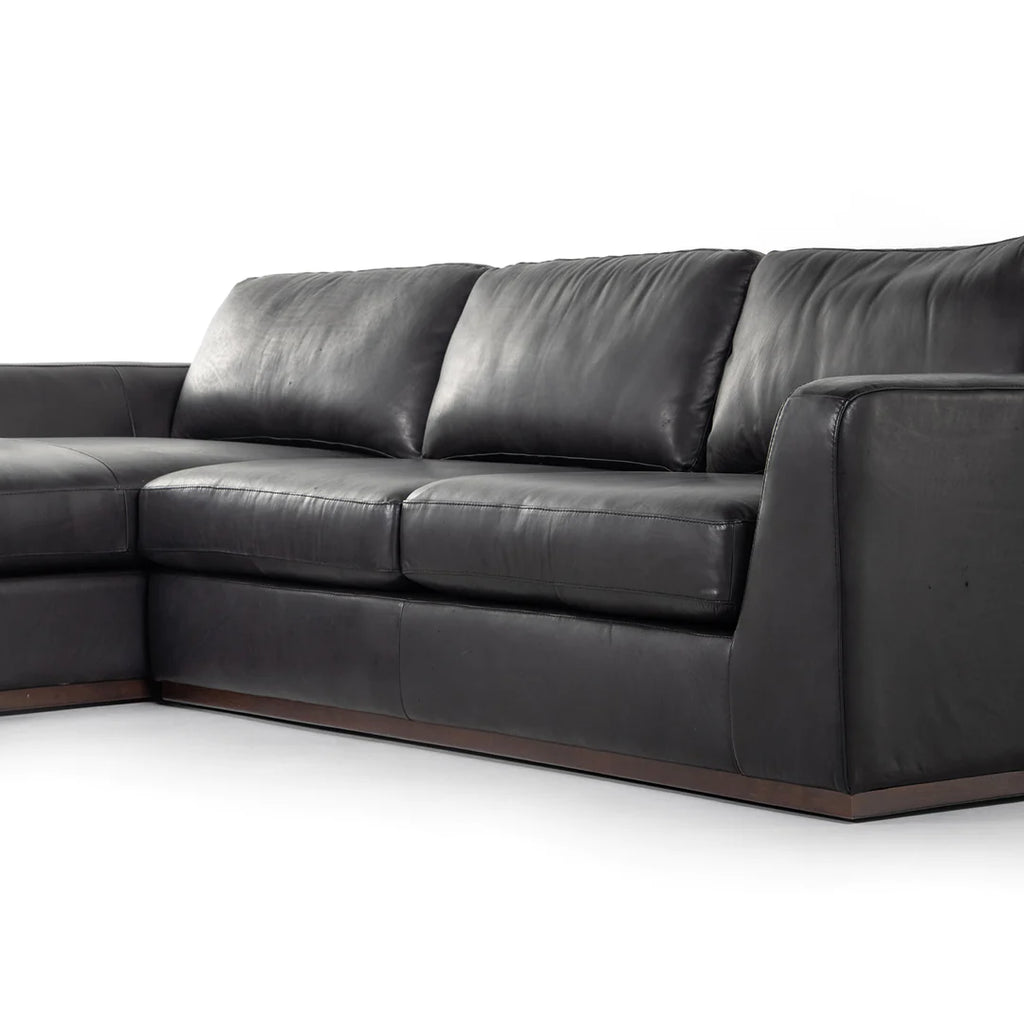 Sodaina 3.5-Seater Modular Leather Couch