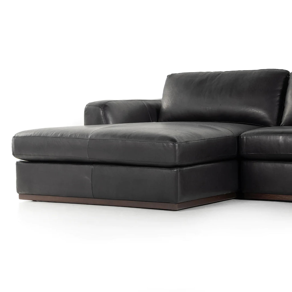 Sodaina 3.5-Seater Modular Leather Couch