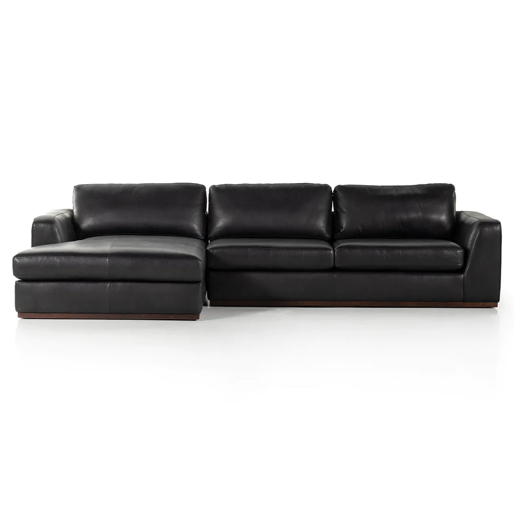 Sodaina 3.5-Seater Modular Leather Couch