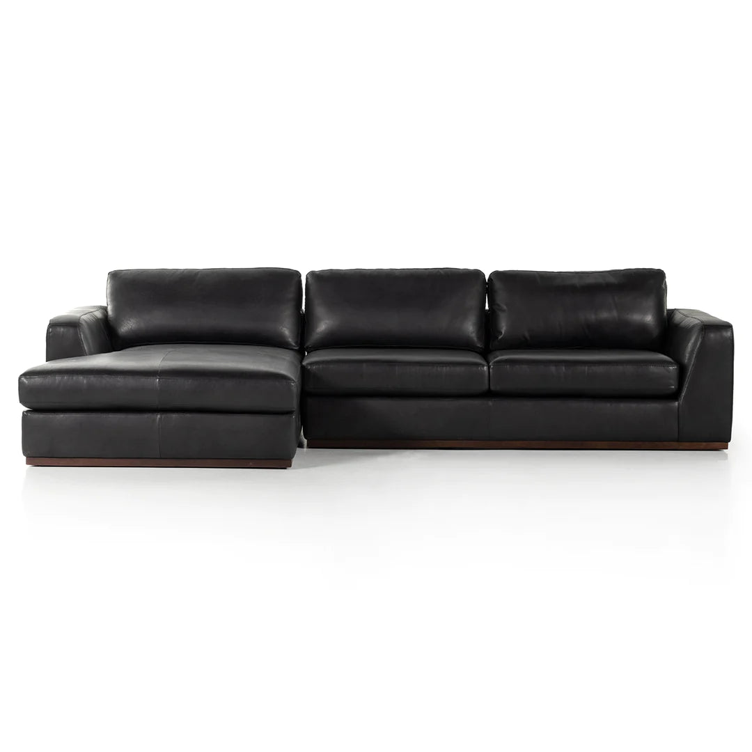 Sodaina 3.5-Seater Modular Leather Couch
