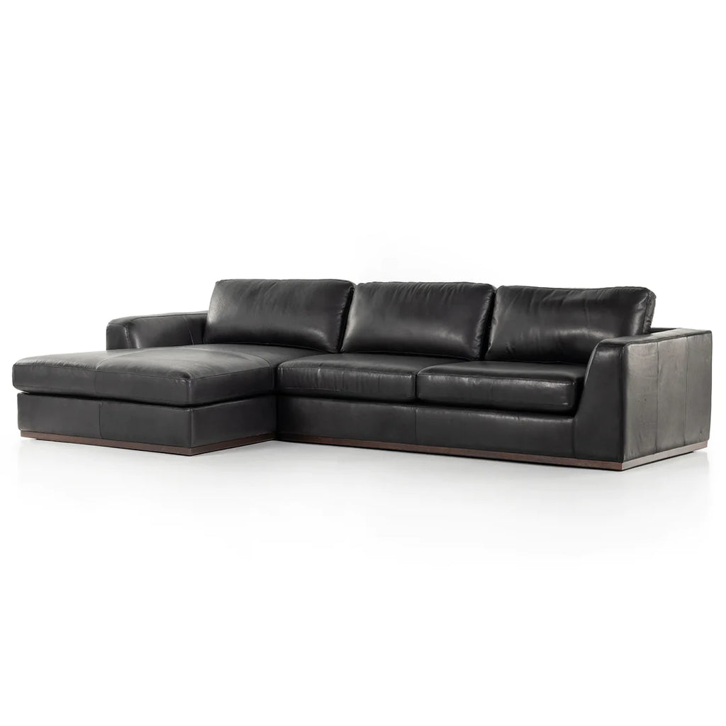 Sodaina 3.5-Seater Modular Leather Couch