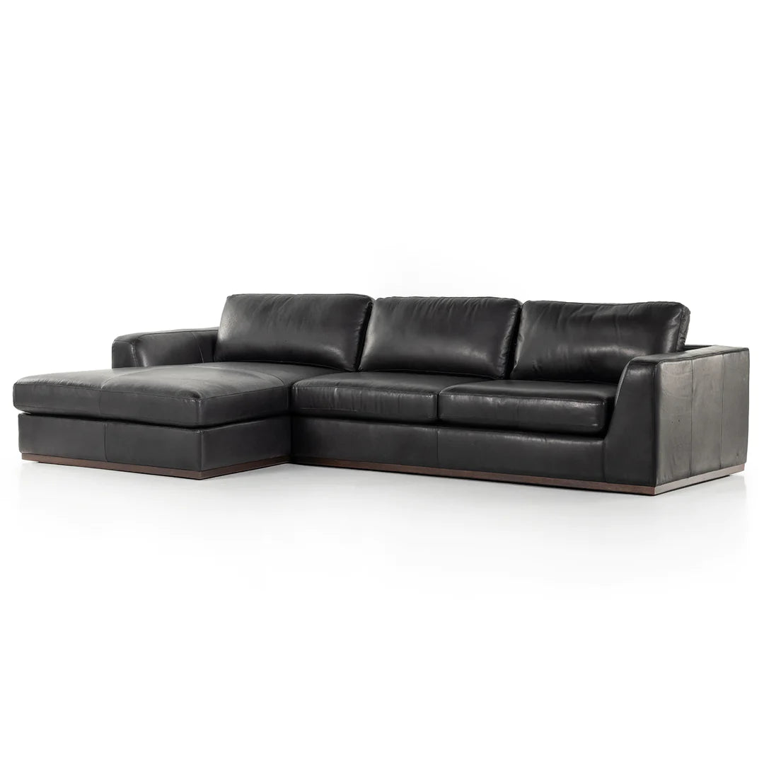 Sodaina 3.5-Seater Modular Leather Couch