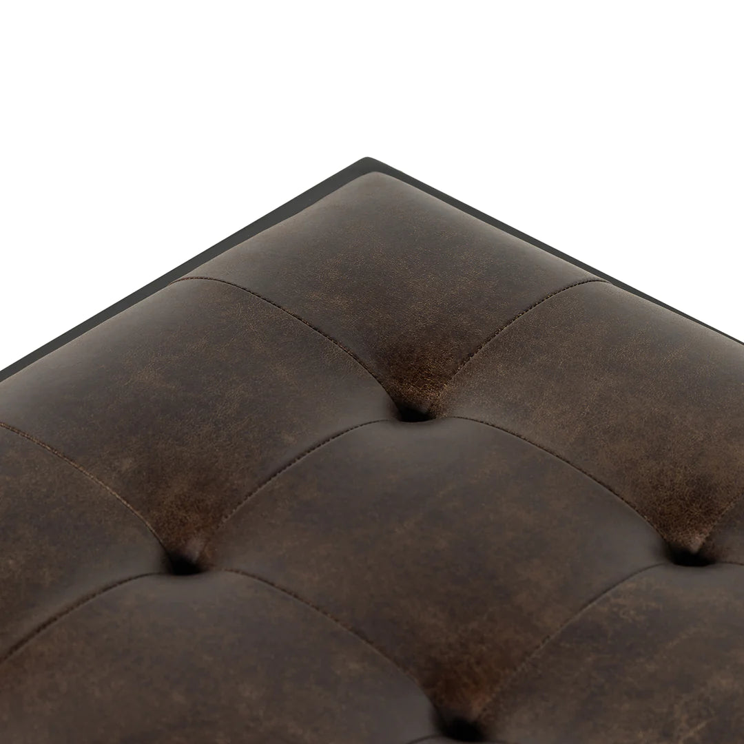 Cimelio Leather Coffee Table