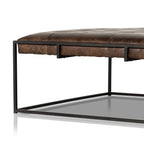Cimelio Leather Coffee Table