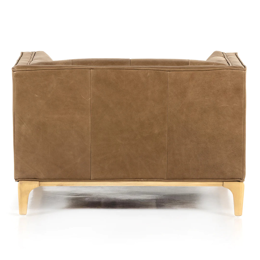 Tabak Leather Loveseat