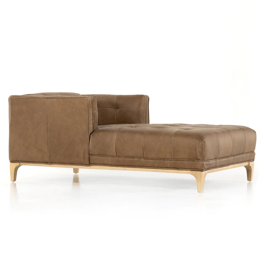 Tabak Leather Loveseat