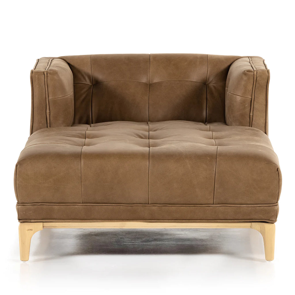 Tabak Leather Loveseat