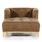 Tabak Leather Loveseat