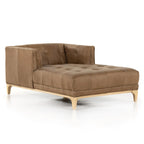 Tabak Leather Loveseat