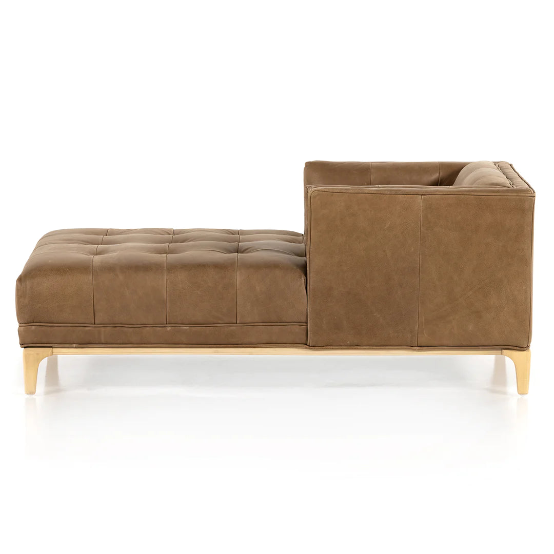 Tabak Leather Loveseat