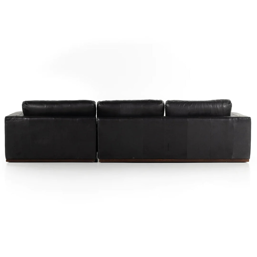 Sodaina 3.5-Seater Modular Leather Couch