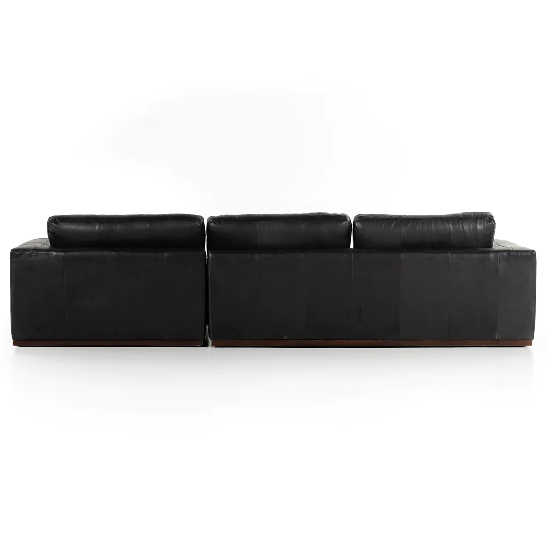 Sodaina 3.5-Seater Modular Leather Couch