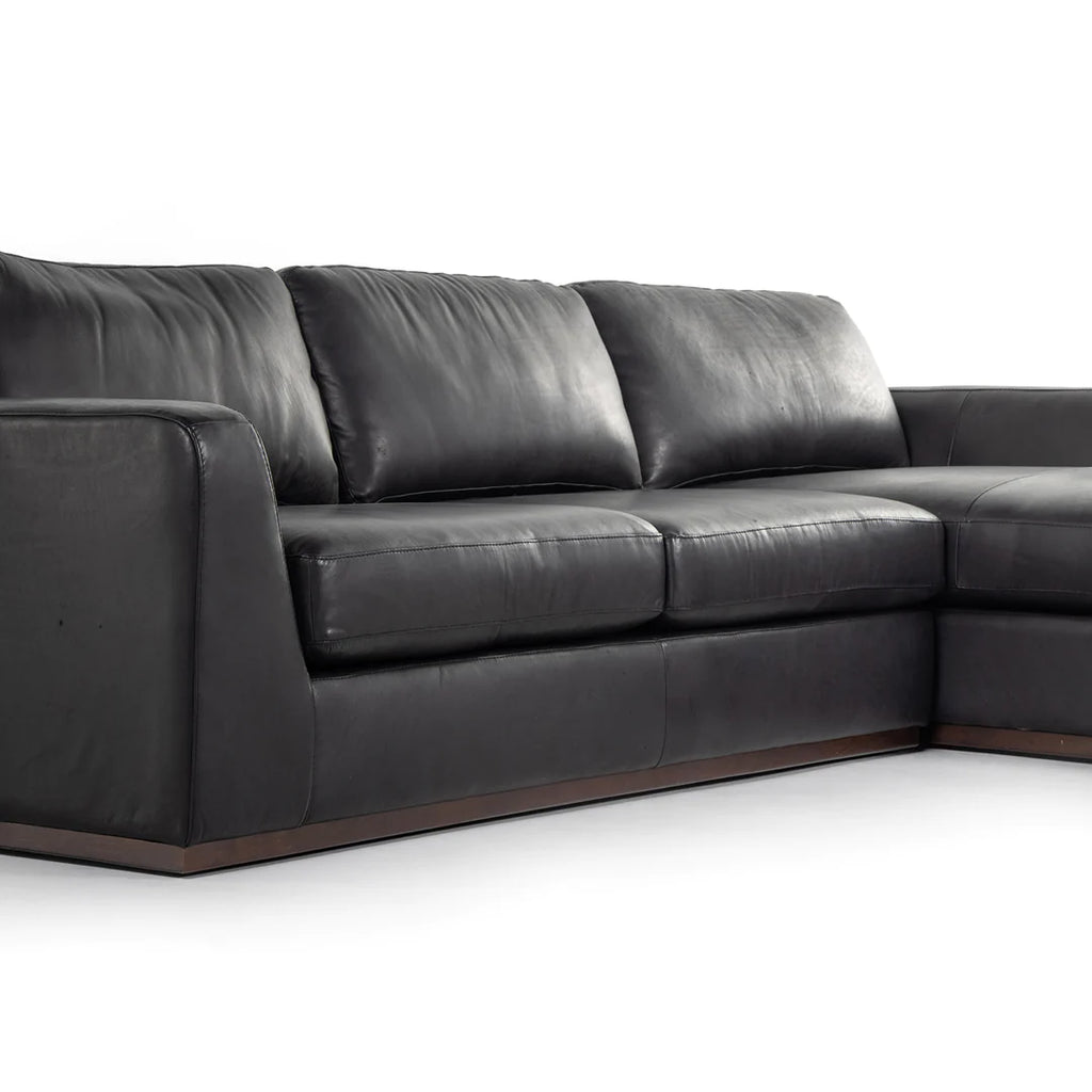 Sodaina 3.5-Seater Modular Leather Couch