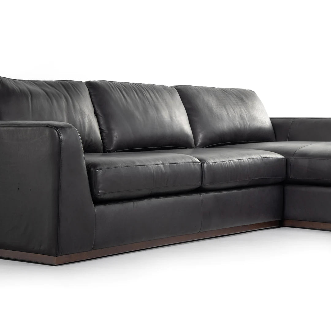 Sodaina 3.5-Seater Modular Leather Couch