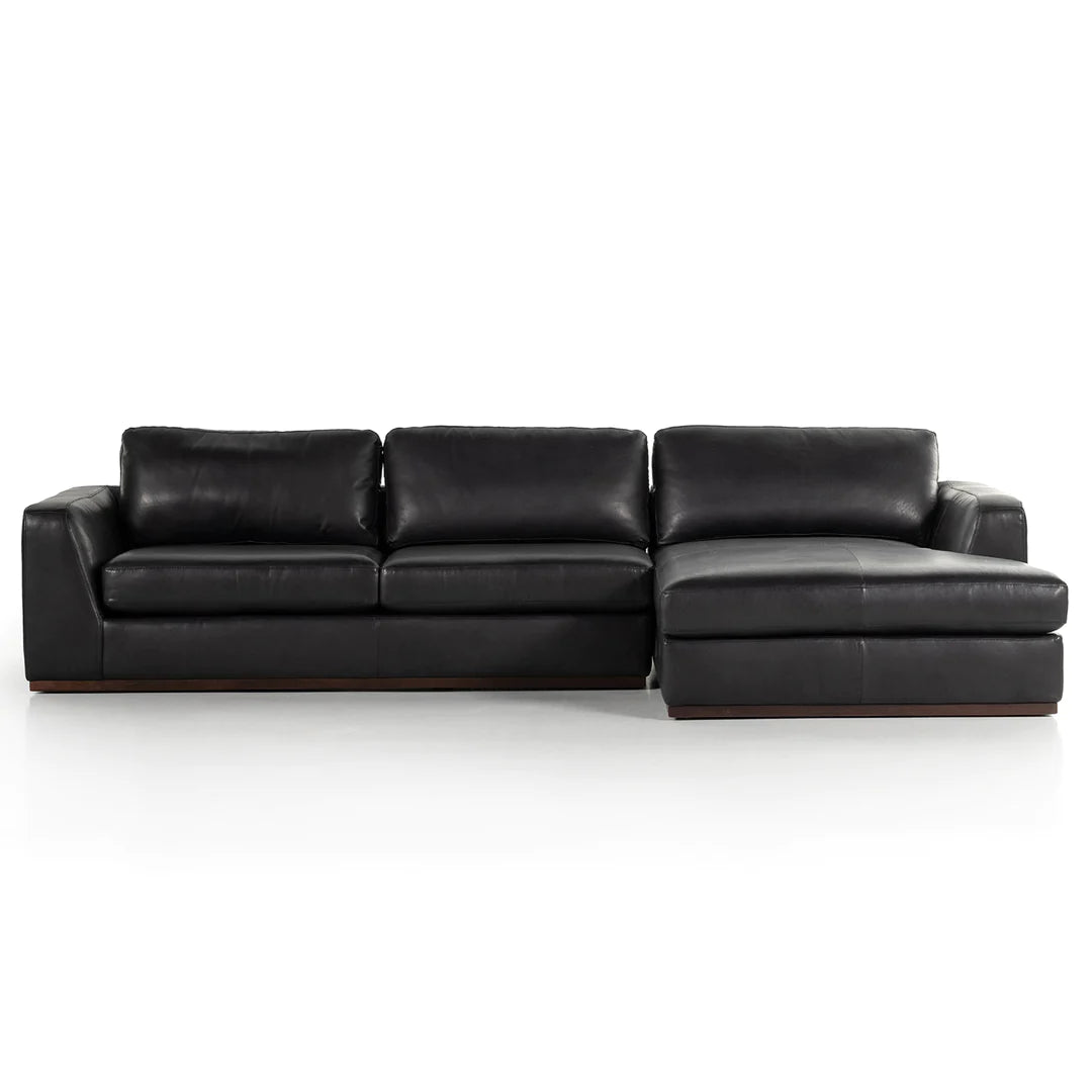 Sodaina 3.5-Seater Modular Leather Couch