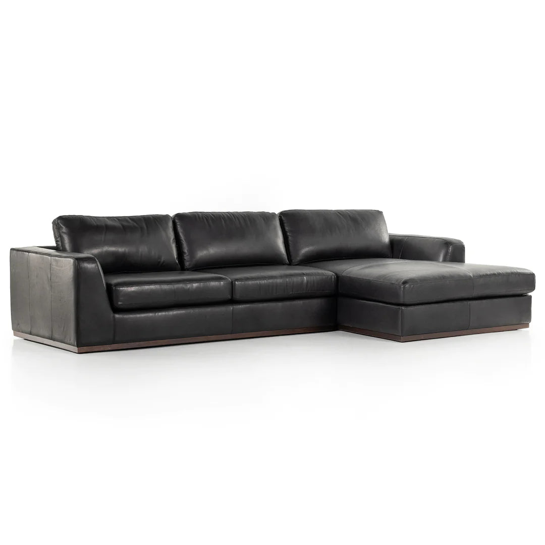 Sodaina 3.5-Seater Modular Leather Couch
