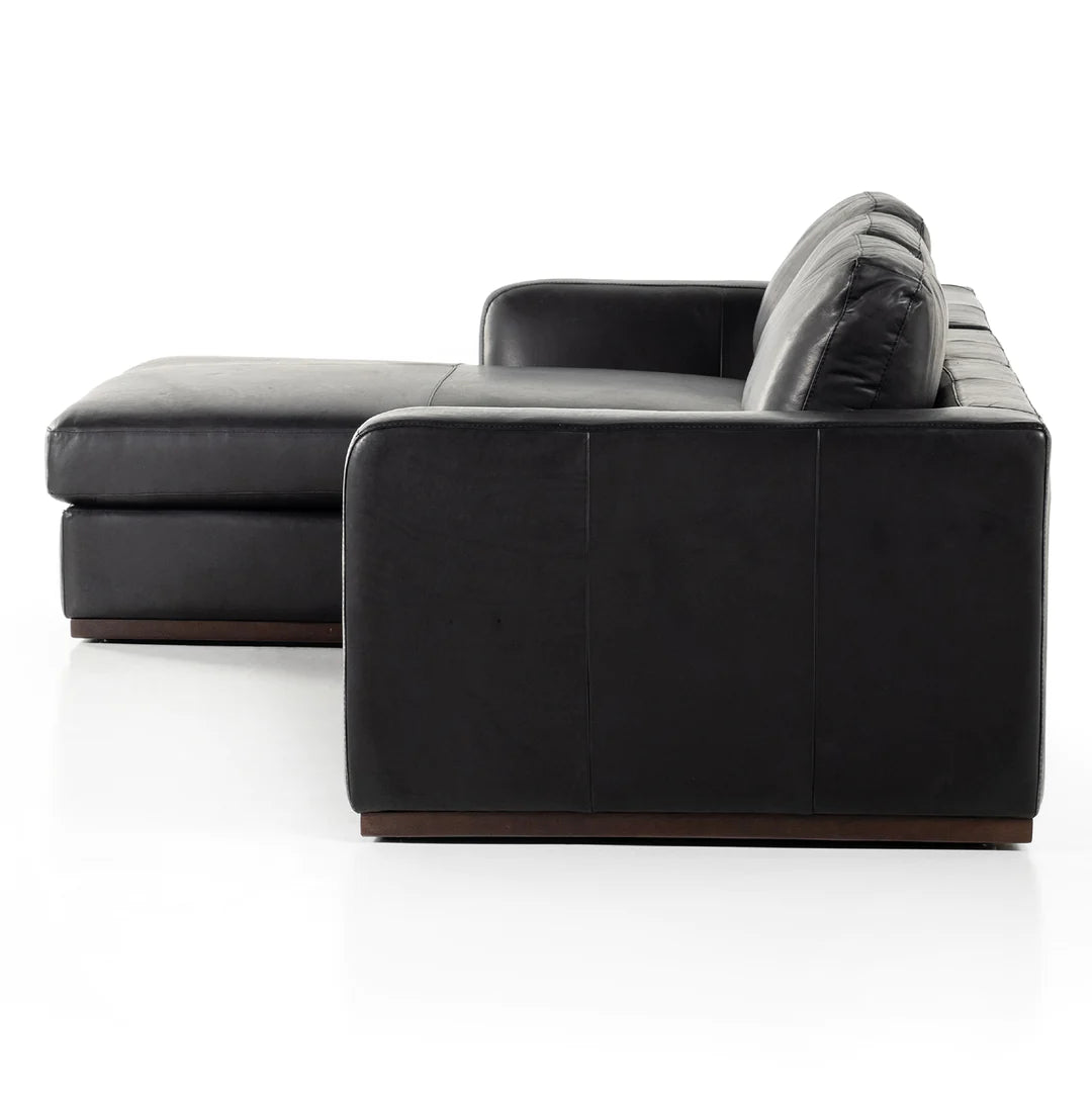 Sodaina 3.5-Seater Modular Leather Couch
