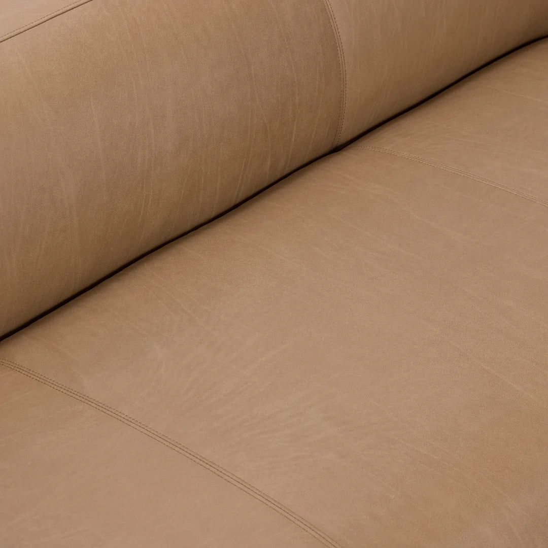 Coroa 3-Seater Leather Couch