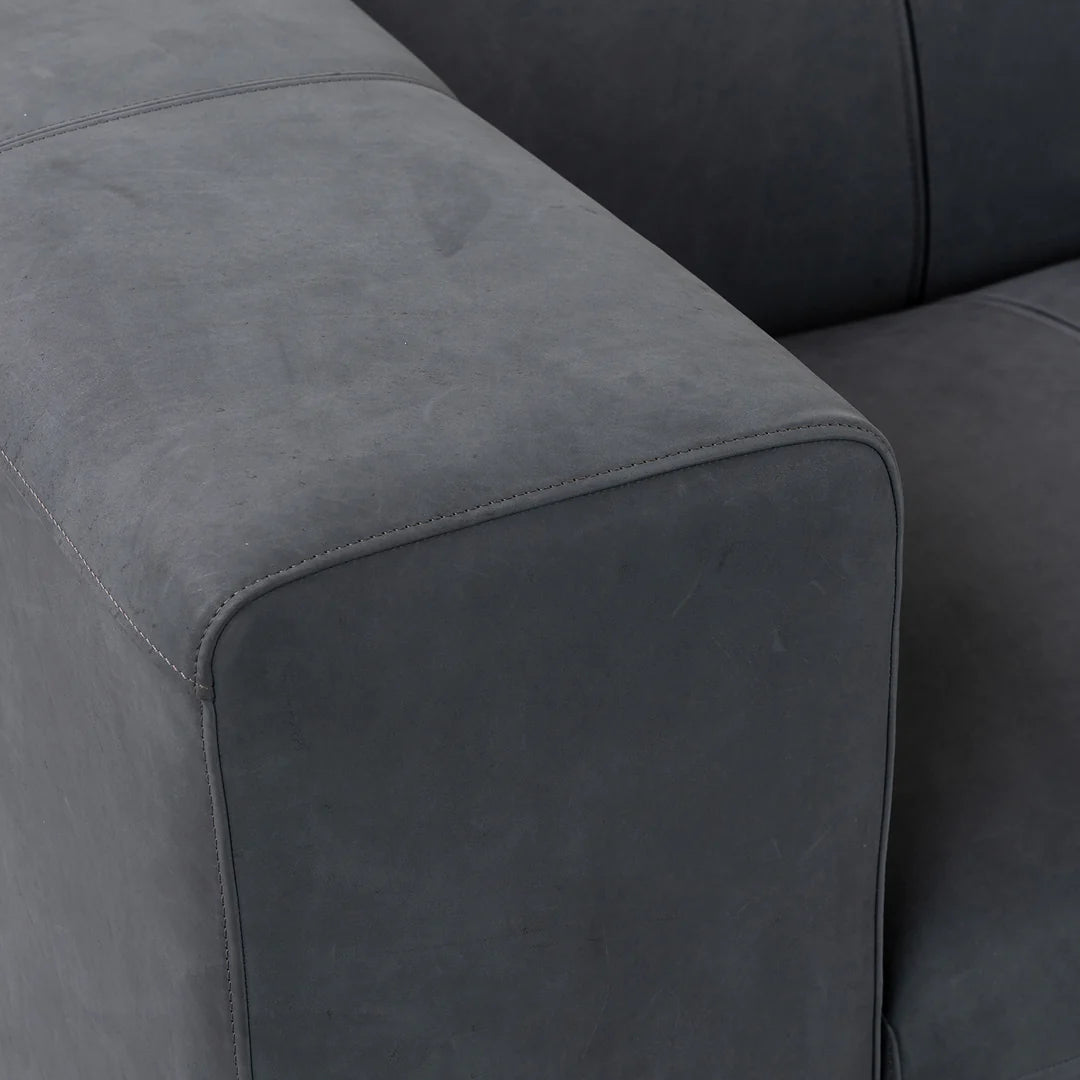 Adriano 3-Seater Leather Couch