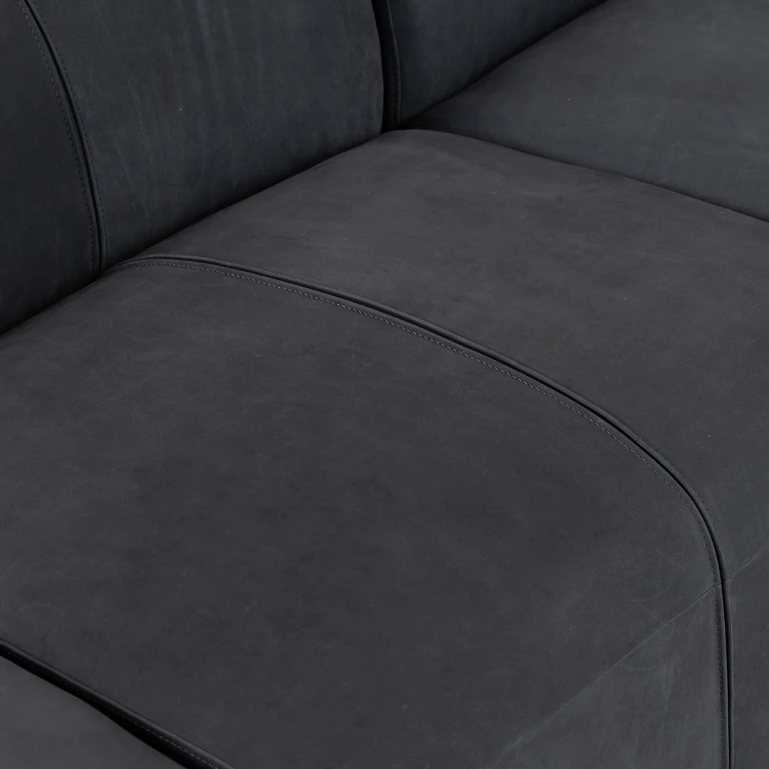 Adriano 3-Seater Leather Couch