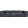 Adriano 3-Seater Leather Couch