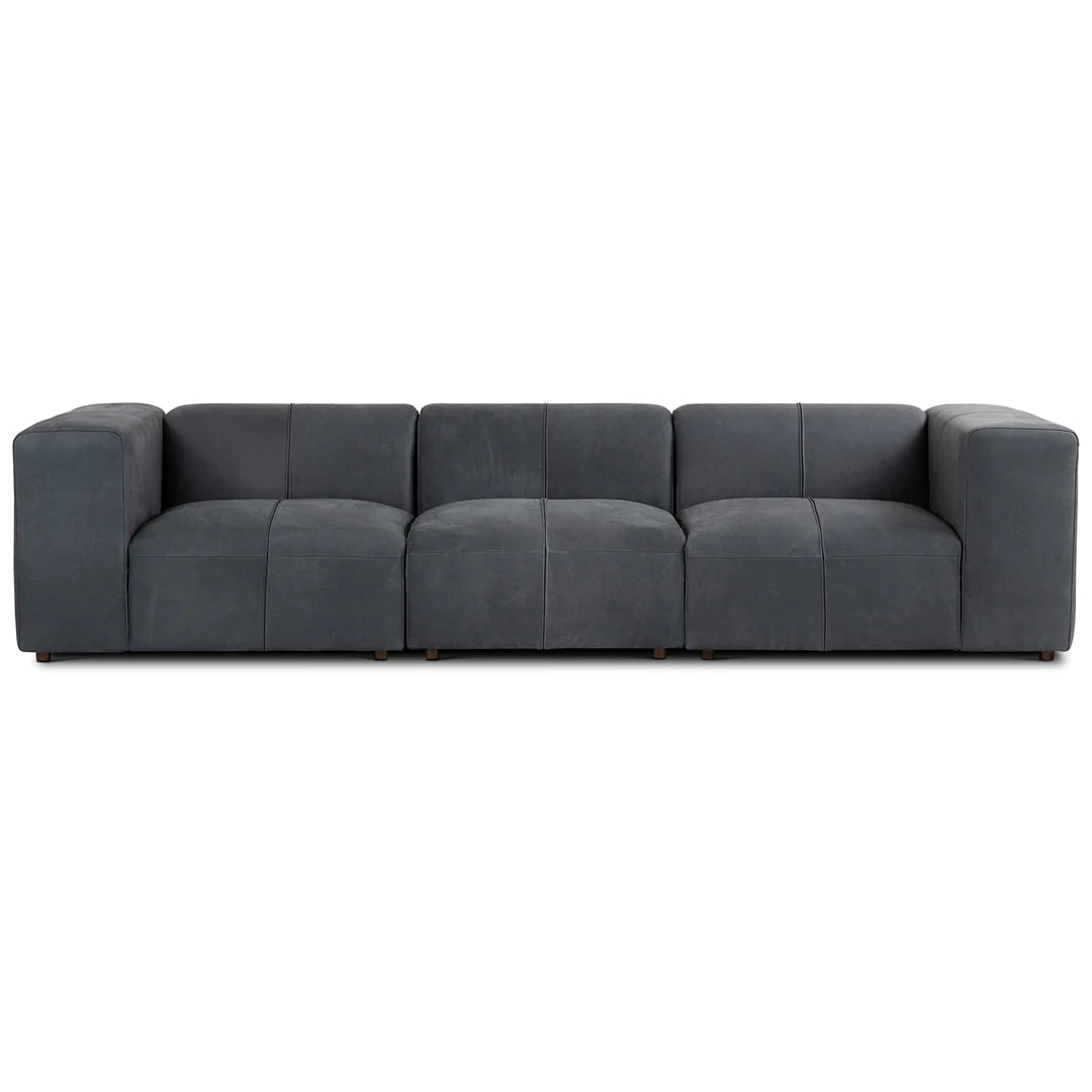 Adriano 3-Seater Leather Couch