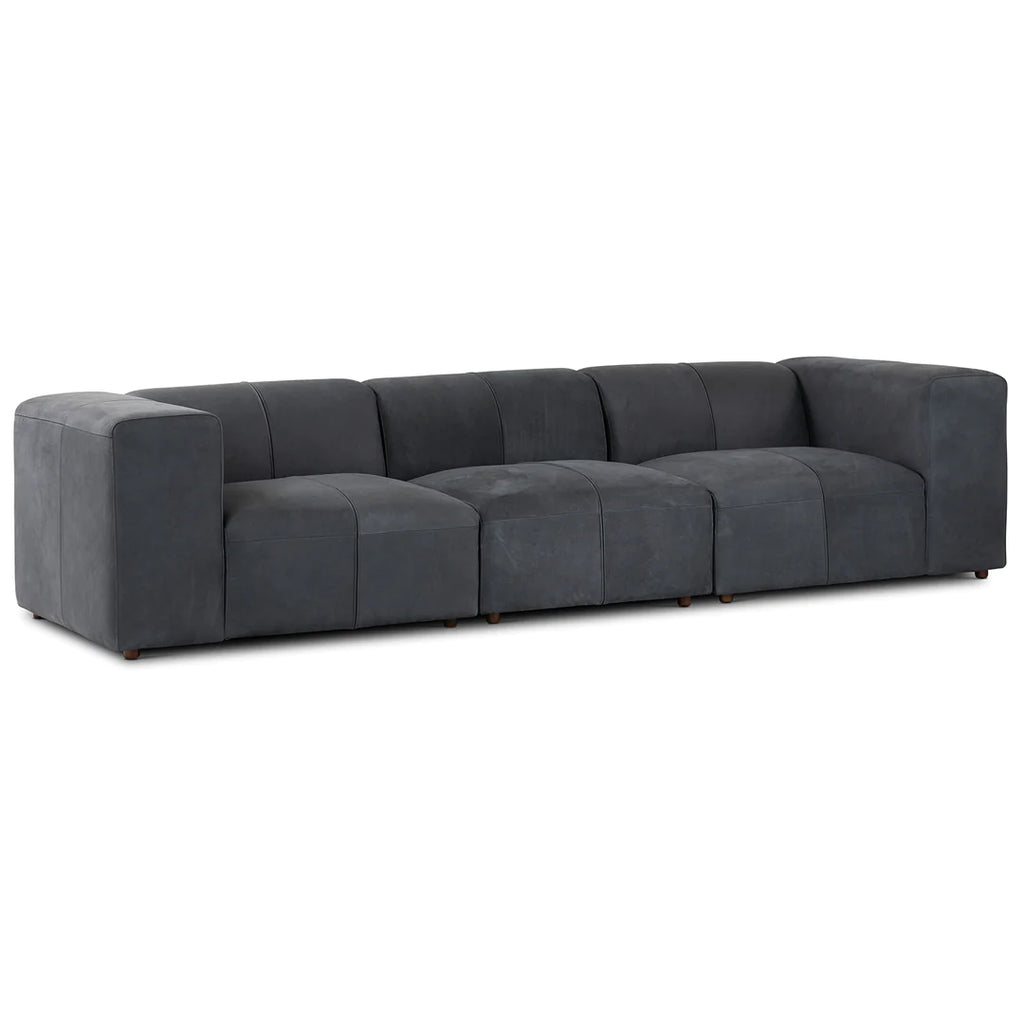 Adriano 3-Seater Leather Couch