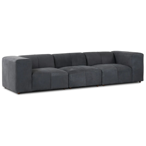 Adriano 3-Seater Leather Couch