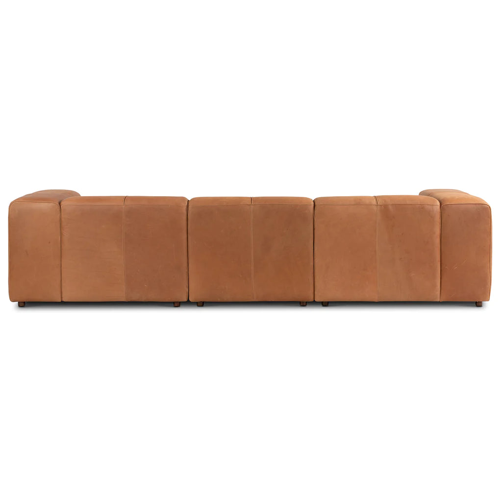 Fenômeno 3-Seater Leather Couch