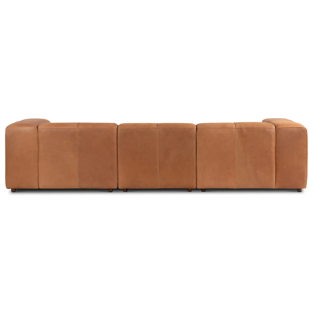 Fenômeno 3-Seater Leather Couch