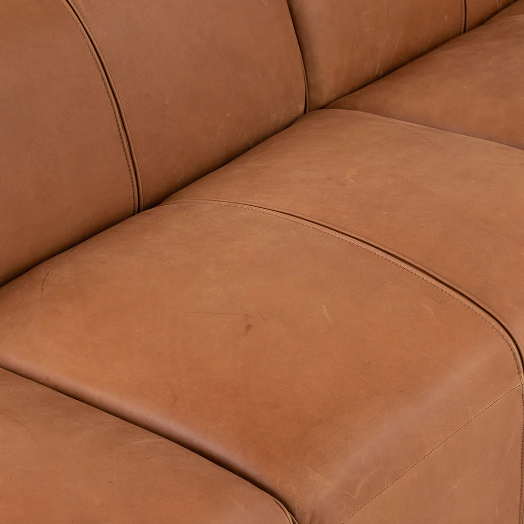 Fenômeno 3-Seater Leather Couch