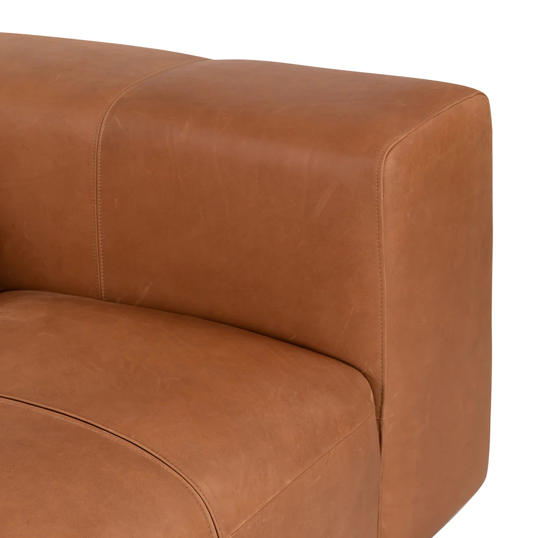 Fenômeno 3-Seater Leather Couch