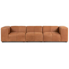 Fenômeno 3-Seater Leather Couch
