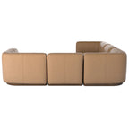 União 4-Seater Modular L-Shaped Leather Couch