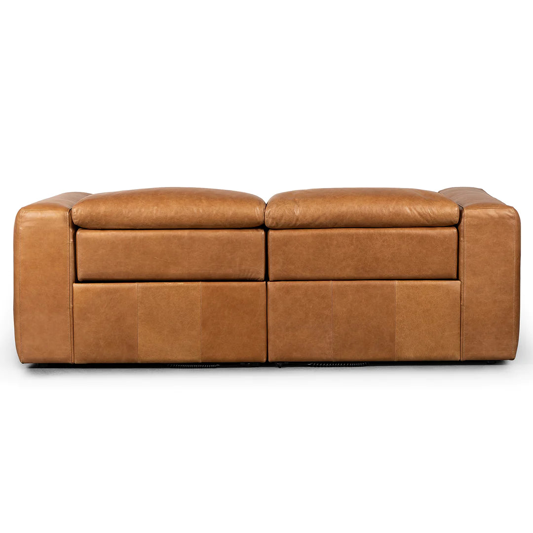 Saggio 2-Seater Leather Couch