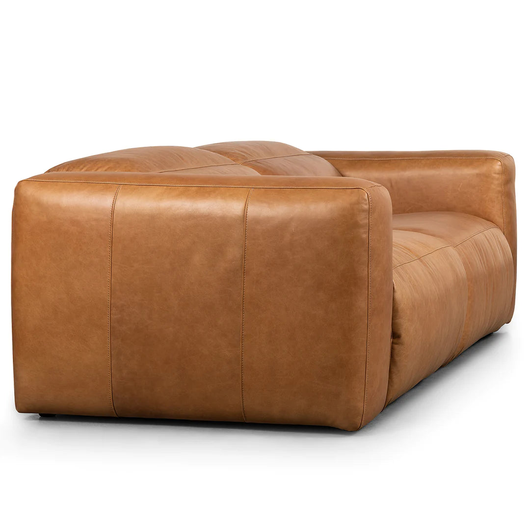 Saggio 2-Seater Leather Couch