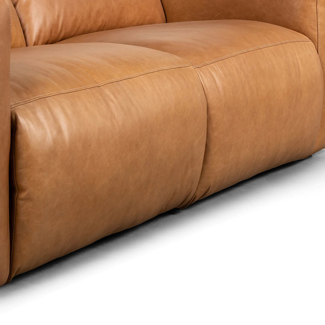 Saggio 2-Seater Leather Couch