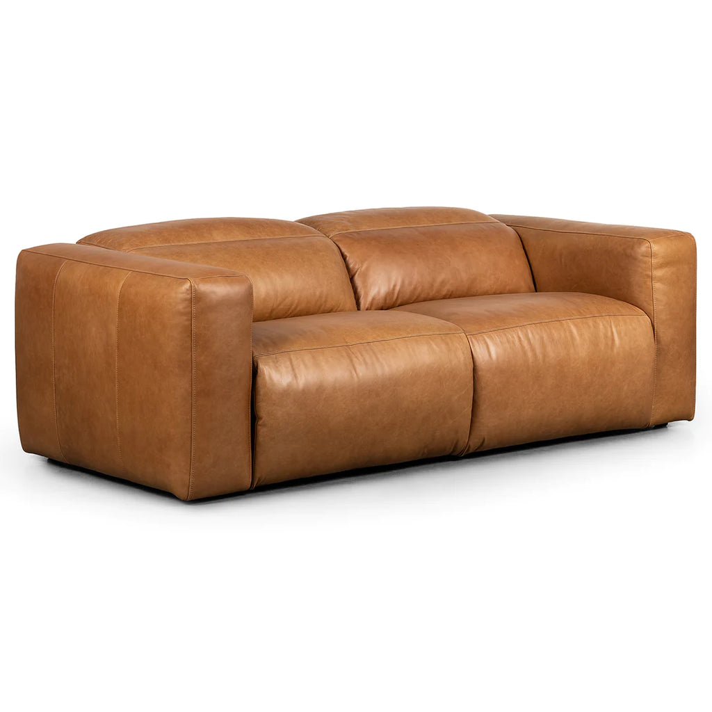 Saggio 2-Seater Leather Couch