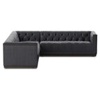 'Mušo 5-Seater L-Shaped Leather Couch