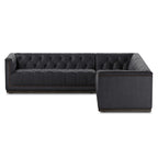 'Mušo 5-Seater L-Shaped Leather Couch