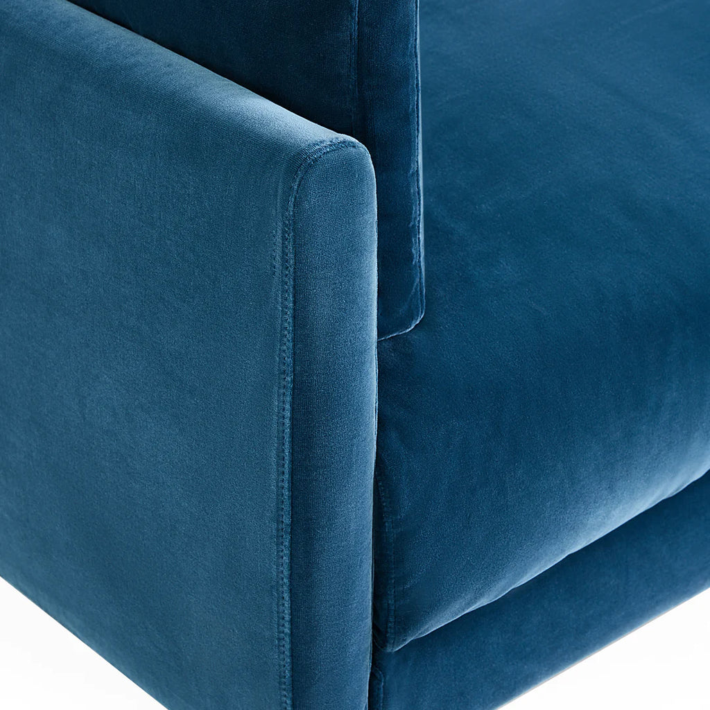 Khumo 3-Seater Velvet Couch