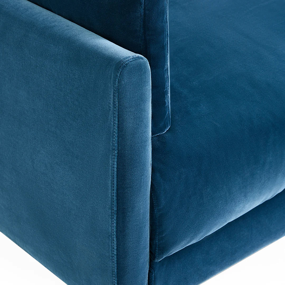 Khumo 3-Seater Velvet Couch