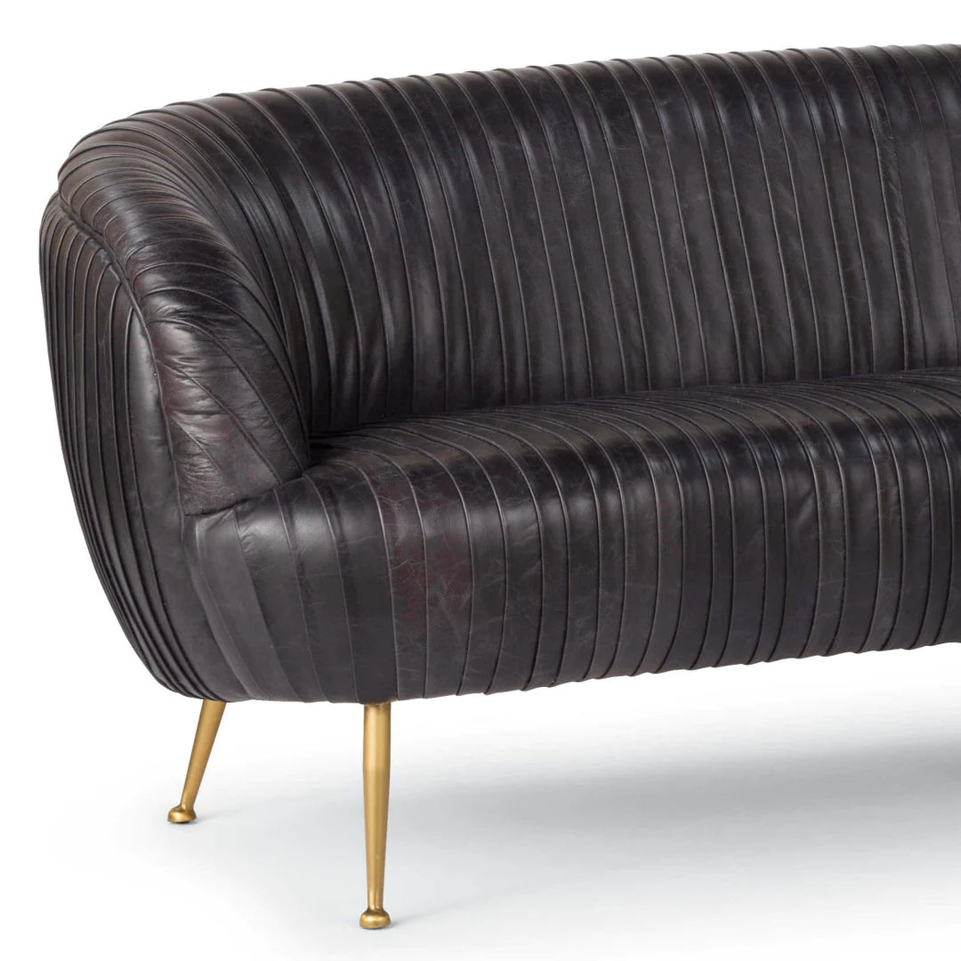Akuna 3-Seater Leather Couch
