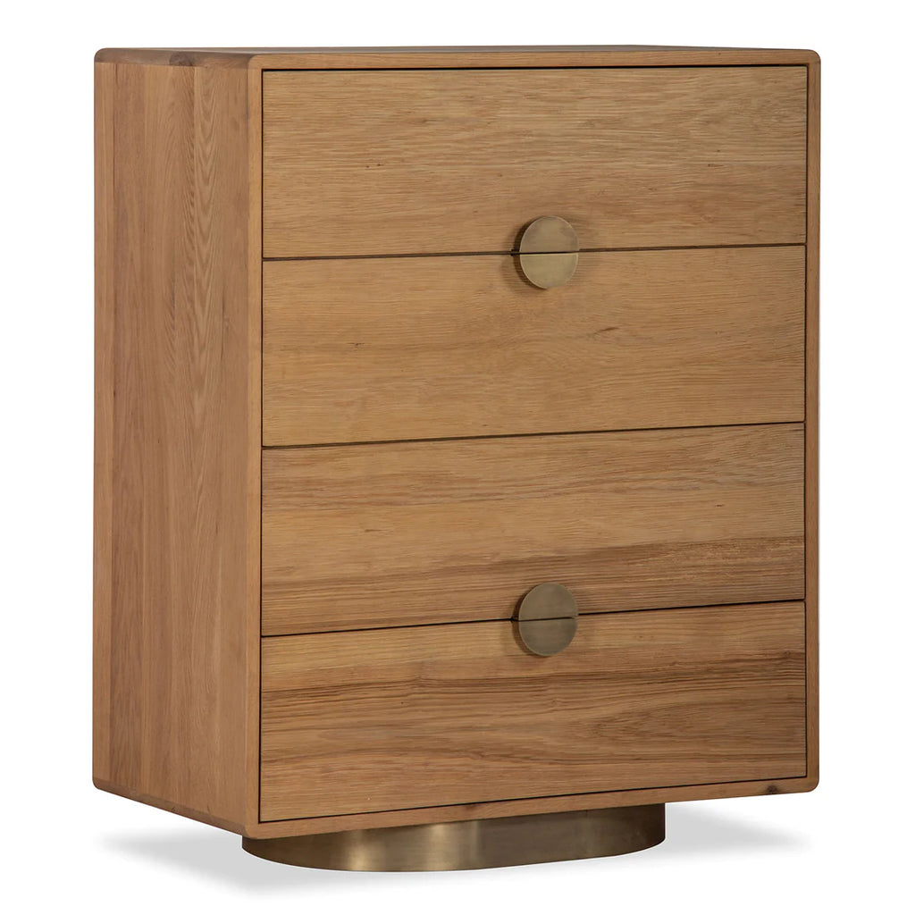 Skønhed 4-Drawer Pedestal Drawer