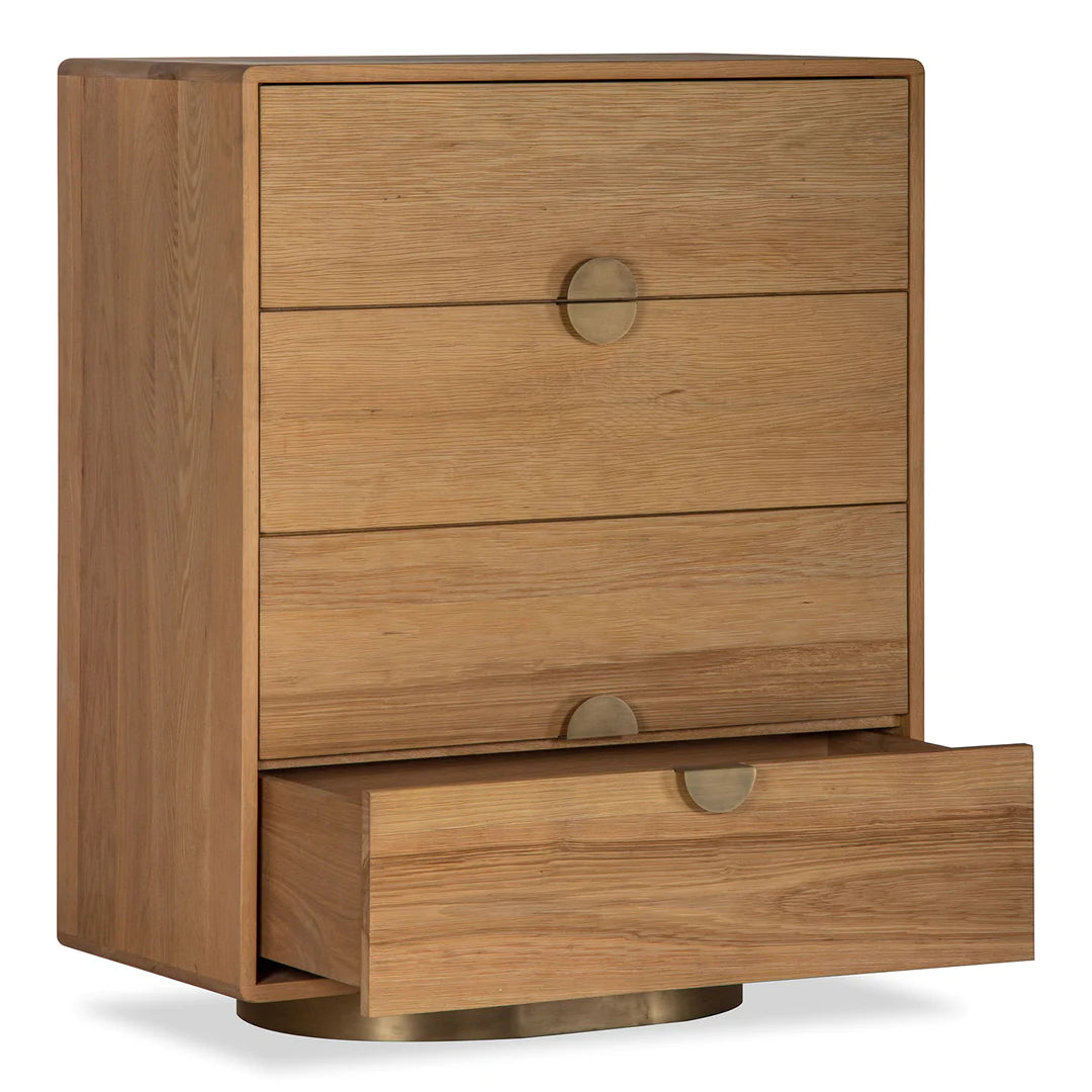 Skønhed 4-Drawer Pedestal Drawer