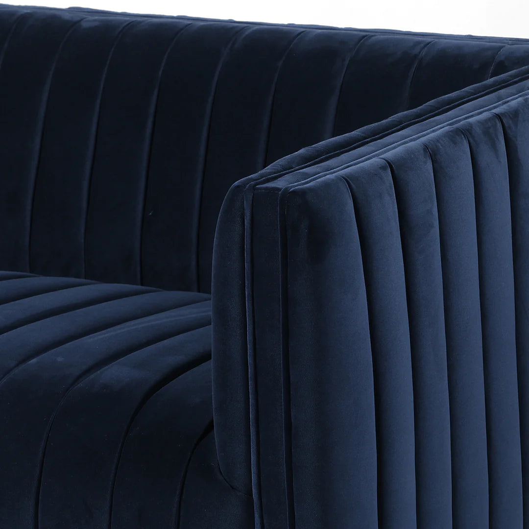 Nunkeri 4-Seater Velvet Couch