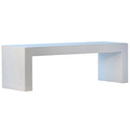 Lehloa Concrete Outdoor Bench