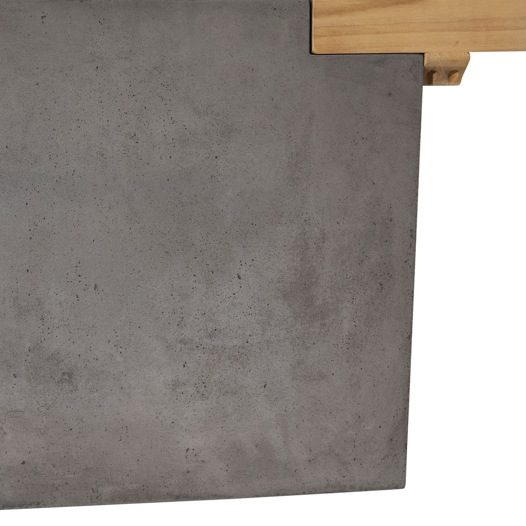 Furaha Concrete Outdoor Bench