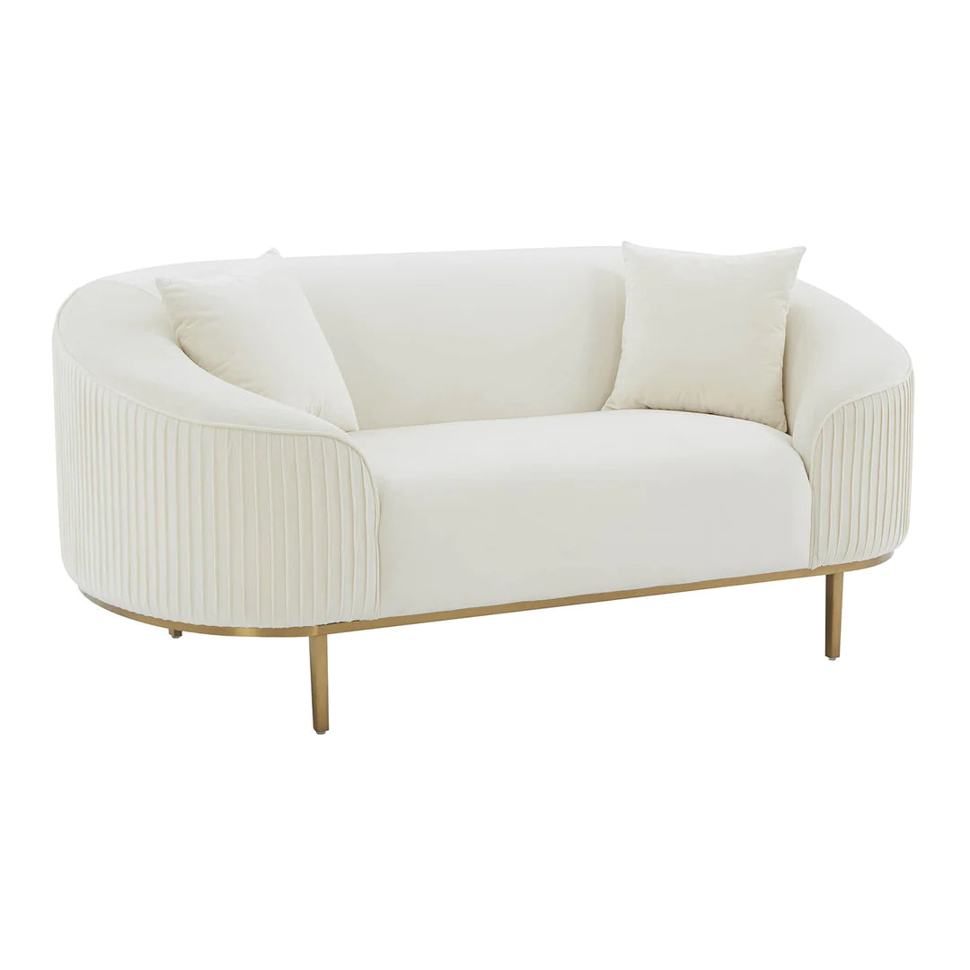 Upendo Velvet Loveseat